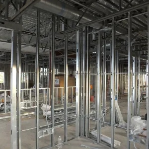 Pritzlaff Conservation Center Construction, looking southeast across Administrative office area