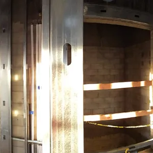 Pritzlaff Conservation Center Construction, panorama from center of second floor