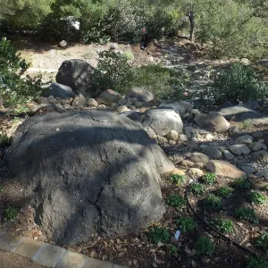 Power and data conduit being installed in the Arroyo Section