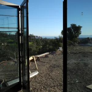 View towards Channel Islands from Pritzlaff Conservation Center Exhibit Room