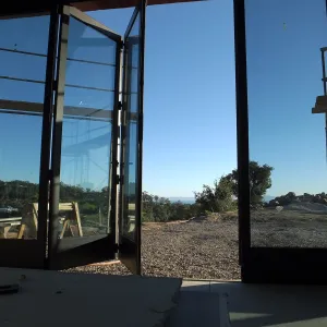 View towards Channel Islands from Pritzlaff Conservation Center Exhibit Room