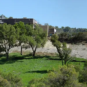 Pritzlaff Conservation Center Construction, panoramic view from 1134 Tunnel Road