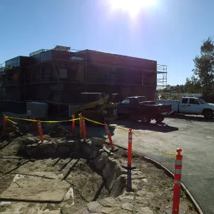 Pritzlaff Conservation Center Construction, exterior looking southwest