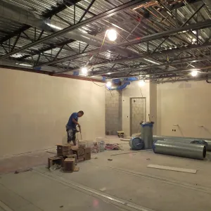 Pritzlaff Conservation Center Construction, looking southeast across Herbarium area