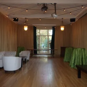 2016 Santa Barbara Beer Garden Event, VIP Lounge decor in Library