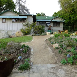Home Demonstration Garden Renovation, view 22, south side of Cottage