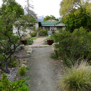 Home Demonstration Garden Renovation, view 24, south side of Cottage