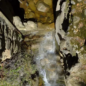 Mission Dam spillway