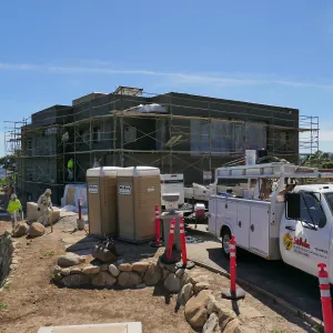 Pritzlaff Conservation Center Construction, exterior looking southwest