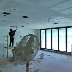 Pritzlaff Conservation Center Construction, Exhibit Room, looking southeast