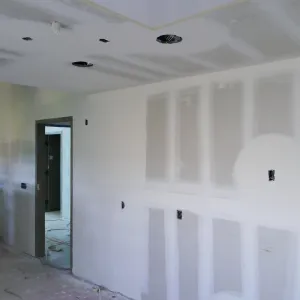 Pritzlaff Conservation Center Construction, looking southwest across first floor common area