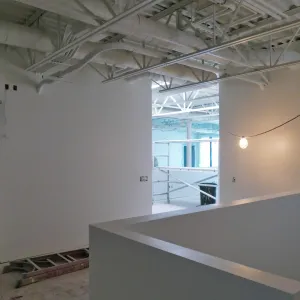 Pritzlaff Conservation Center Construction, looking northwest across Administrative office area