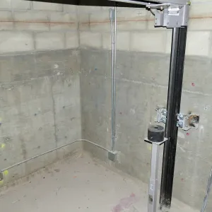 Pritzlaff Conservation Center Construction, elevator pit