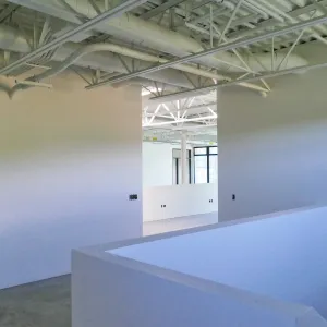 Pritzlaff Conservation Center Construction, looking northwest across Administrative office area