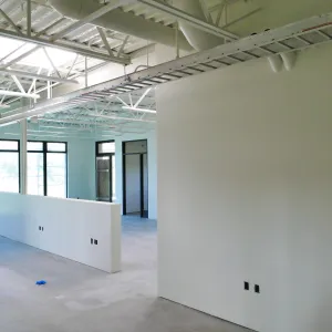 Pritzlaff Conservation Center Construction, looking southwest across Administrative office area