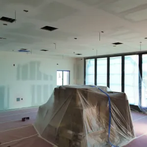 Pritzlaff Conservation Center Construction, Exhibit Room, looking southeast