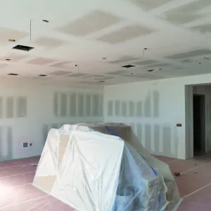 Pritzlaff Conservation Center Construction, Exhibit Room, looking northwest