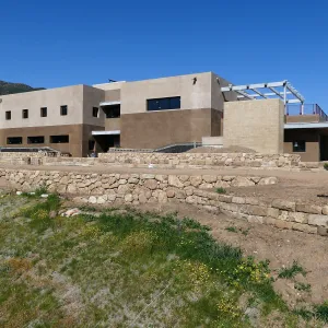 Pritzlaff Conservation Center Construction, west face looking northeast