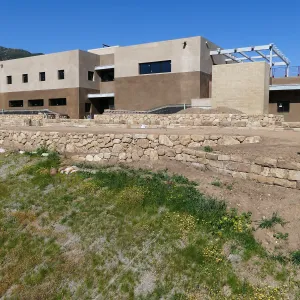 Pritzlaff Conservation Center Construction, west face looking northeast