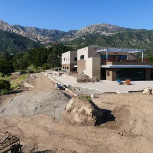 Pritzlaff Conservation Center Construction, Exterior looking northeast