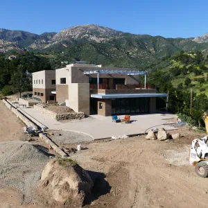 Pritzlaff Conservation Center Construction, Exterior looking northeast