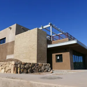 Pritzlaff Conservation Center Construction, Exterior looking northeast