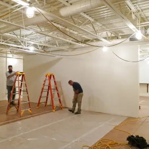 Pritzlaff Conservation Center Construction, looking northeast across Seed Bank/Herbarium area