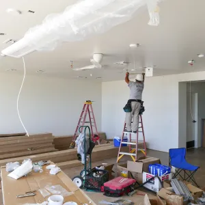 Pritzlaff Conservation Center Construction, Exhibit Room, looking northwest