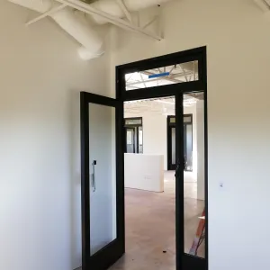 Pritzlaff Conservation Center Construction, looking southeast across Administrative office area