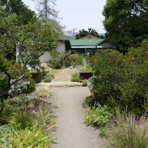 Home Demonstration Garden Renovation, view 24, south side of Cottage