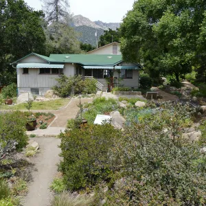 Home Demonstration Garden Renovation, view 25, south side of Cottage