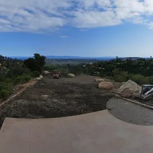 Island View Garden Installation, panorama from Pritzlaff Conservation Center Deck