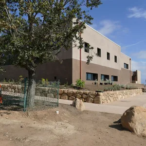 Pritzlaff Conservation Center Construction, Exterior looking southeast