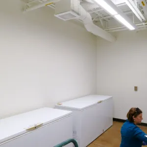 Pritzlaff Conservation Center Construction, looking northeast across Seed Bank/Herbarium area