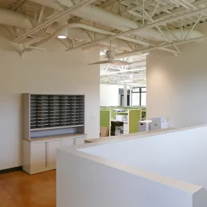 Pritzlaff Conservation Center Construction, looking northwest across Administrative office area
