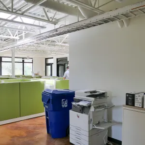 Pritzlaff Conservation Center Construction, looking northeast across Administrative office area