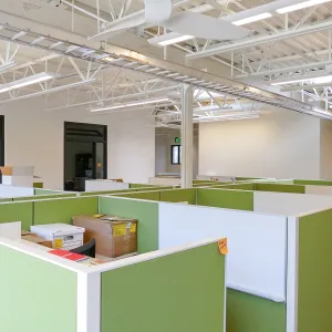 Pritzlaff Conservation Center Construction, looking southeast across Administrative office area