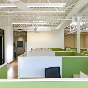 Pritzlaff Conservation Center Construction, looking south across Administrative office area