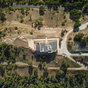 Aerial view of Pritzlaff Conservation Center