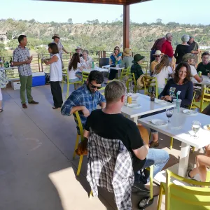 First SBBG staff social on new PCC deck
