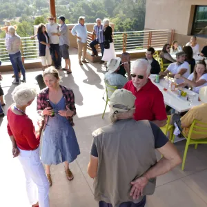 First SBBG staff social on new PCC deck