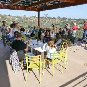 First SBBG staff social on new PCC deck