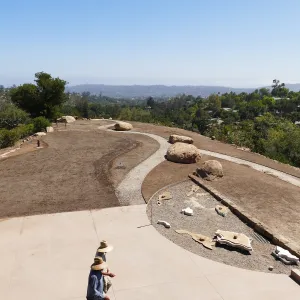Island View Garden Installation, view looking southwest from Pritzlaff Conservation Center Deck