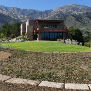 Pritzlaff Conservation Center looking north from the Island View Garden