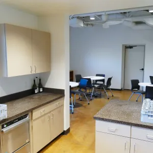 Pritzlaff Conservation Center Construction, Looking southeast across kitchen/breakroom