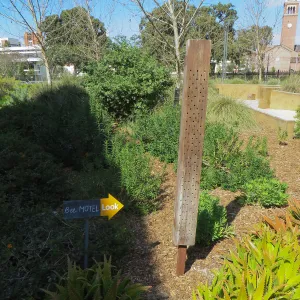 Natural History Museum of Los Angeles, Nature Gardens, Bee Motel