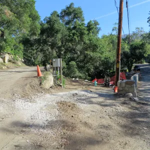 SBBG Sewer work, Mission Cyn Rd