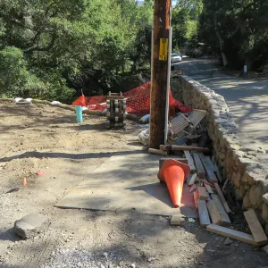 SBBG Sewer work, Mission Cyn Rd