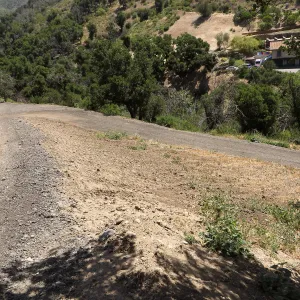 Recycled Asphalt on East slope cartpath
