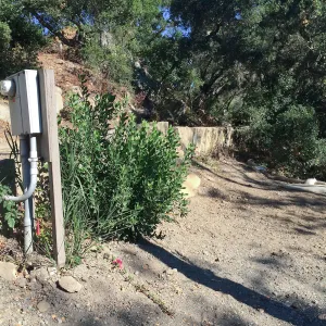 Sewer project, Mission Canyon Rd